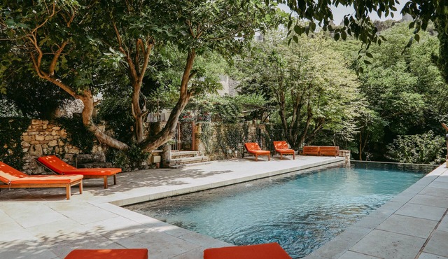 18th century village house in Oppède le Vieux with swimming pool