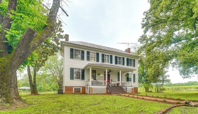 19 Mi to UVA! Historic 30-Acre Retreat in VA!