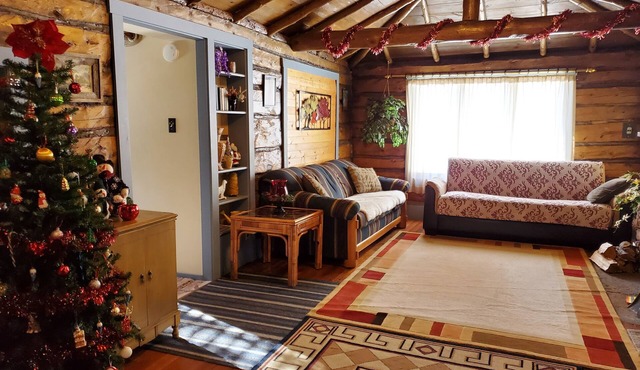 1900's Log Cabin with Spectacular Valley View