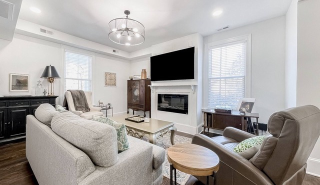 1900s farmhouse with yard games, firepit, & renovated interior - dog-friendly