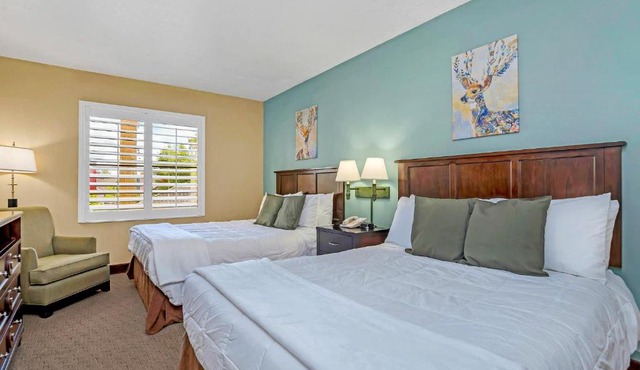 1BR 2 Queens Hotel-Apt with Pool, Hot Tub & Arcade, near Disney & Universal!