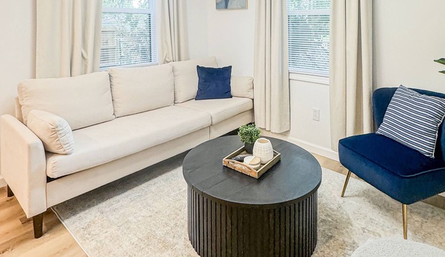 1BR Hideaway w/Firepit, String Lights & Relaxing Outdoor Space