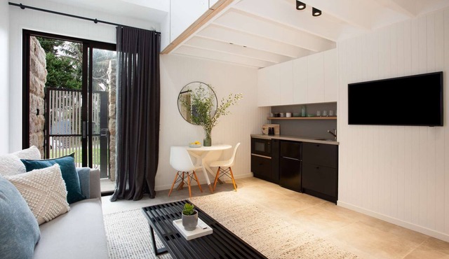 1BR Private Mezzanine Suite with Luxe Furnishings