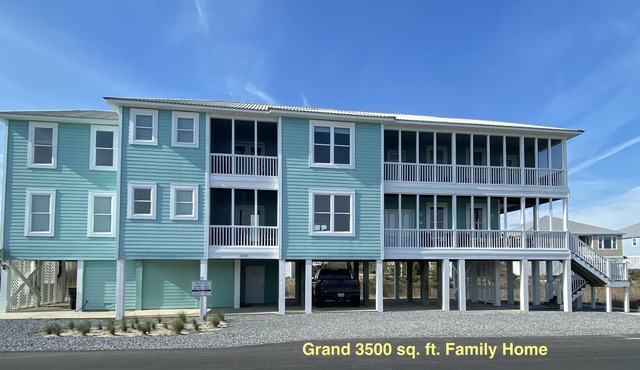 1min to Boardwalk-X-Large 2nd Tier Home, Elevator,6Porches, 2 pools,Pickleball
