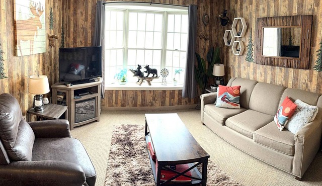 1st FL Mtn View Woodland Suite on Jiminy Sleeps 4 Ski On/Off, Fully Redone Count