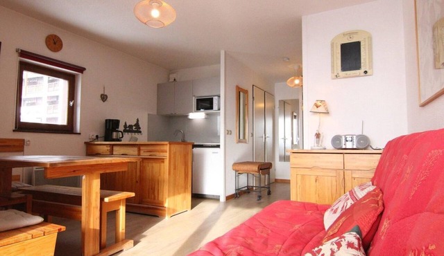 1st floor, balcony, tv, ski locker, 31m², Alpe d'Huez