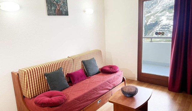 1st floor, view ski slopes/mountain, fitness, swimming pool, terrace, tv, ski locker, 40m²