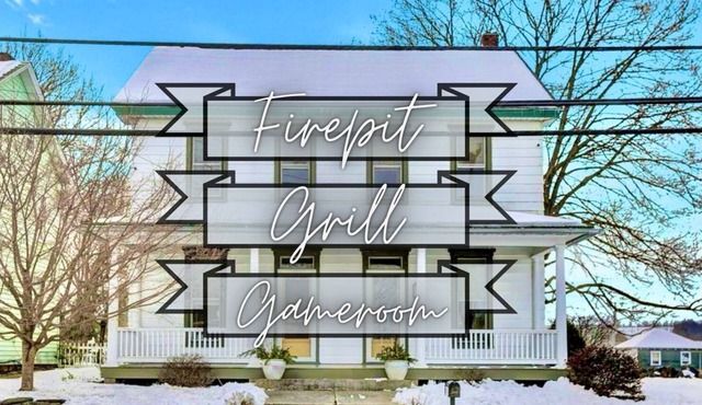 2,200 Sq Ft w/2 Gamerooms, Firepit & Grill 15 Minutes To Hershey