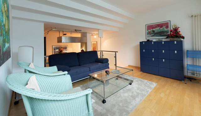 2.5 room apartment for 1 - 4 people with a view of the village of Savognin