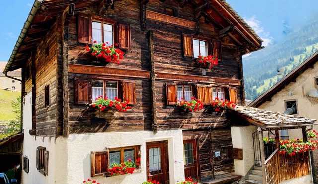 2.5 room vacation apartment in the beautiful Valserhaus dating from 1768