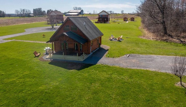 2 Acre Finger Lakes Lakeview Cabin - Fire Pit and Grill - Near Geneva Wineries!