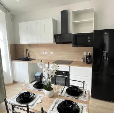 2-Appartement calme et bien rénové avec 2 chambres
