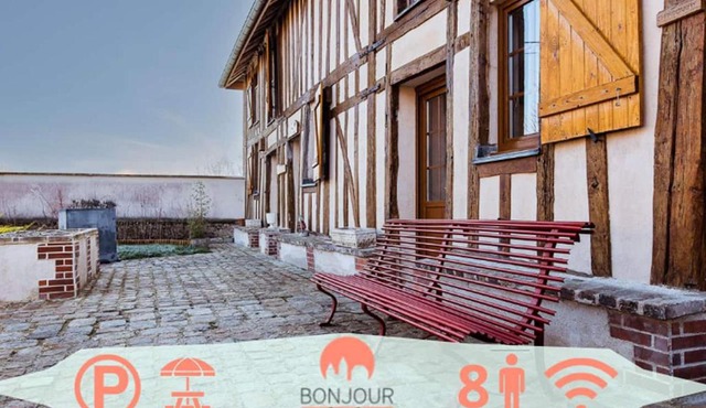 2 appartements conforts + jardin + parking