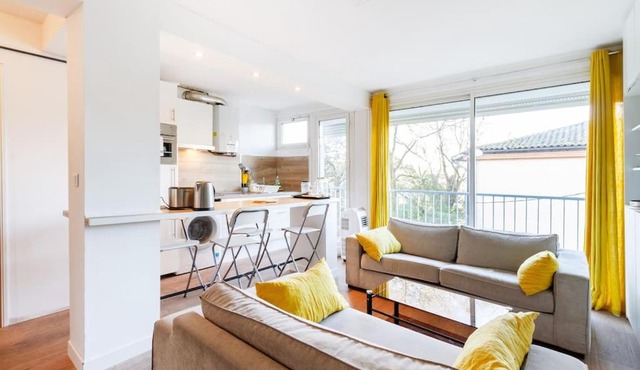 2 appartements mitoyens, saint michel, parking, wifi
