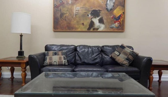 2 bed, 1 bath riverfront loft
