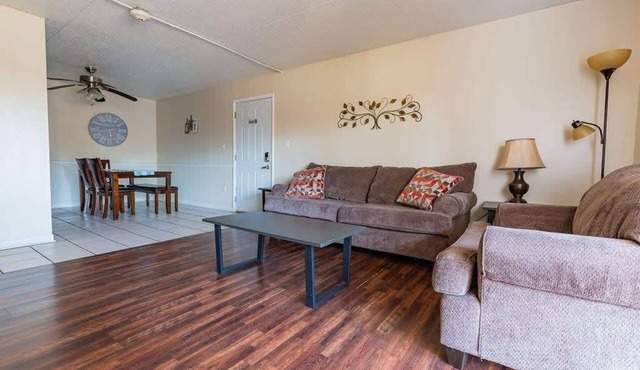 2-bed, 2-bath apartment living experience