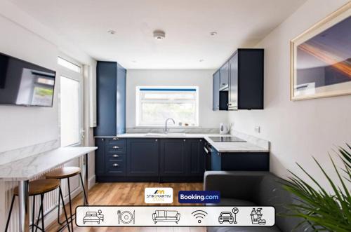 2 Bed Apartment By StirkMartin Stays Short Lets & Serviced Accommodation Cardiff With Free Parking & 7mins to City Centre