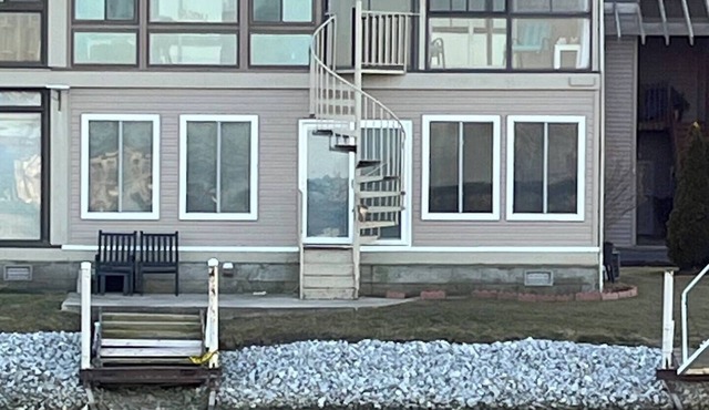 2 bedroom, 1.5 baths waterfront condo includes dock at your doorstep.