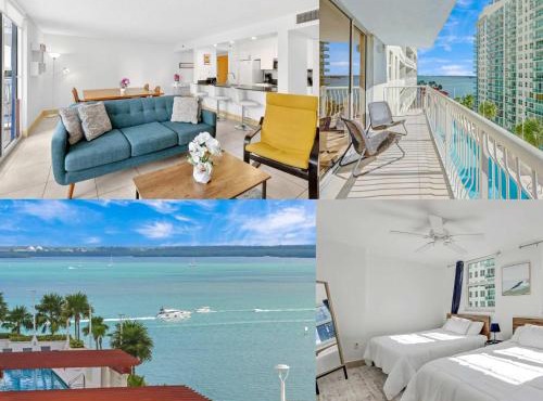 2 Bedroom, 2 Bathroom plus Den Brickell Condo Pool, Hot Tub, and Gym