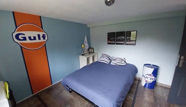 2-bedroom accommodation, close to the 24h race circuit and La Flèche Zoo