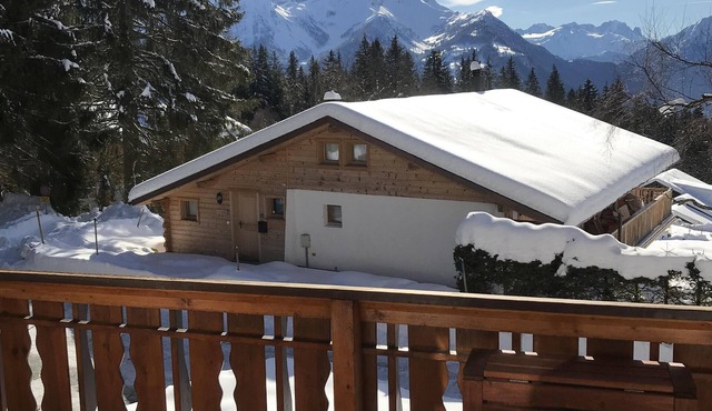 2 Bedroom apartment in Chalet for ski/summer hols. Fantastic views of Alps