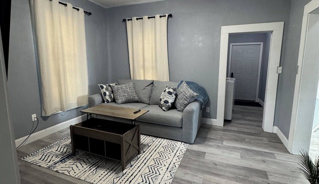 2-bedroom apartment close to uptown Creston with WiFi and off street parking.