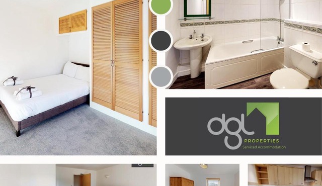 2 Bedroom Apartment dgl Serviced Accommodation Southampton City Centre