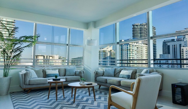 2 Bedroom Apartment on Brickell Avenue.