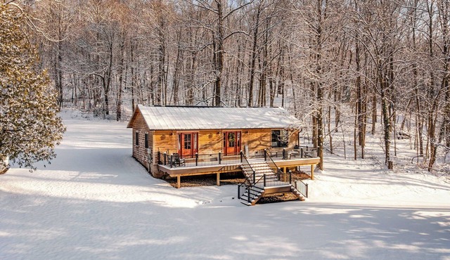 2 Bedroom Cabin with Pickleball Court, Sectional Couch and Outdoor Dining