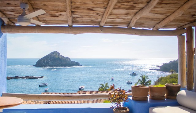 2 Bedroom casita panoramic ocean views in Careyes