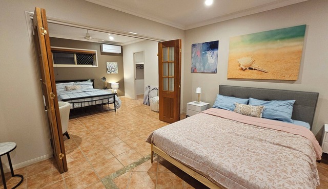 2 bedroom chique unit in an acreage suitable for a close to nature experience.