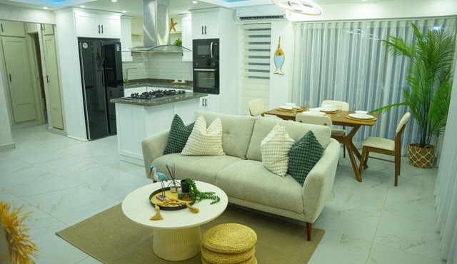 2-bedroom condo in amazing Juan Baron with AC