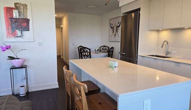 2-bedroom condo in delightful Markham with AC, fitness room