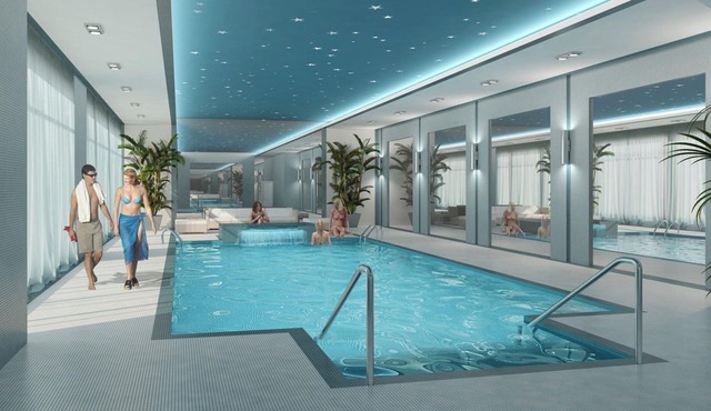 2 bedroom condo w/home office and indoor building pool