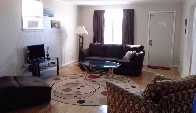 2 Bedroom Downtown Apartment with off street parking.