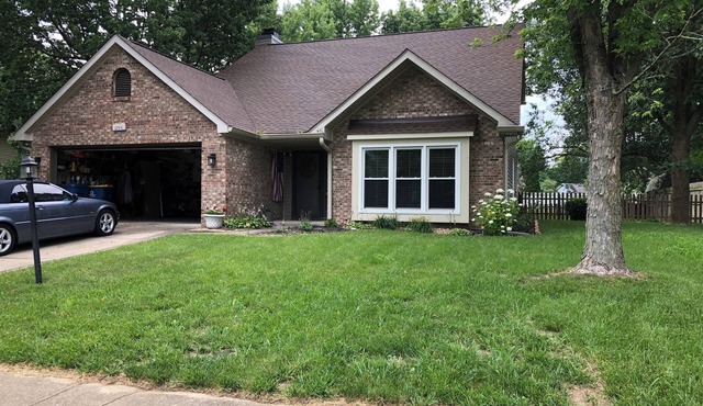 2 Bedroom home with fenced yard.