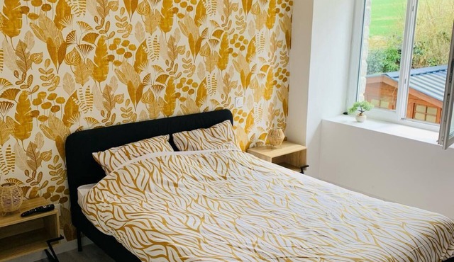 2-bedroom house with jacuzzi for up to 4 people with family and friends