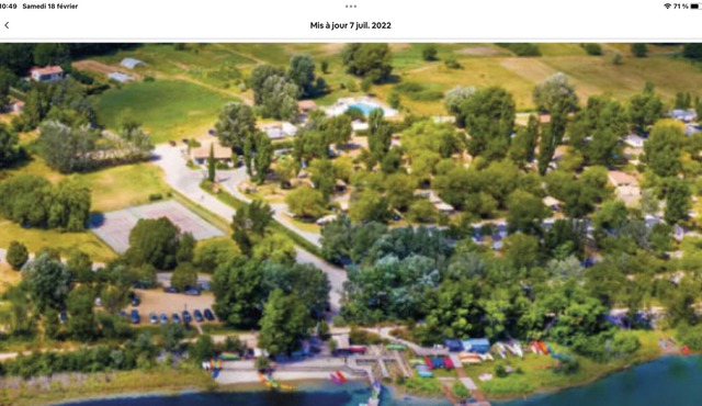 2-bedroom mobile home sleeps 4-6 in a 3* family campsite in the Verdon gorges