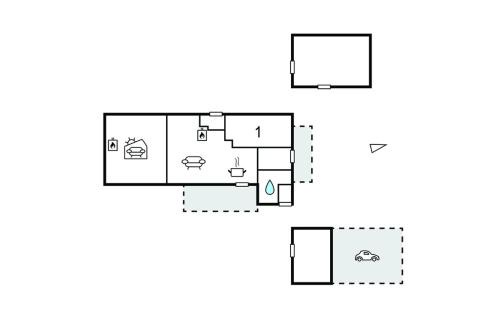 2 Bedroom Nice Home In Stenlille