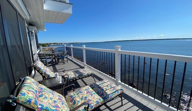 2-bedroom ocean-front Fairhaven home overlooking Buzzards Bay