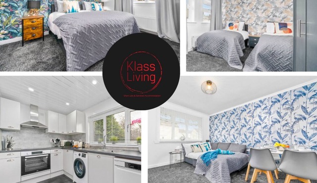 2 Bedroom West End House by Klass Living Bellshill