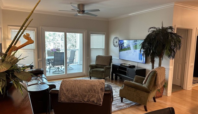 2 Bedrooms with king beds and private bathroom for both.