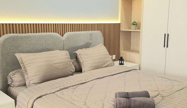 2 BR Apartement Panorama View Podomoro City Deli Medan By OLS Studio