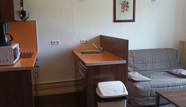 2-BR Apartment in Castle in Jausiers for 6, balcony, pets allowed