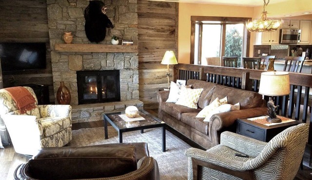 2 BR in Chetola Resort w/all resort amenities, walk to Main St Blowing Rock