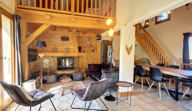 2 CHALETIEN - Chalet 10 people magnificent view Mt-Charvin