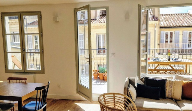 2 Chambres Terrasse Clim Calme Lumineux Marseille Sud de la France