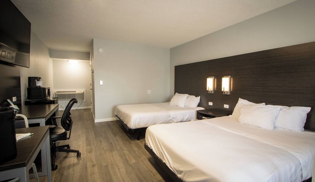 2 Double Beds Accessible Non Smoking at Envi Boutique Hotel