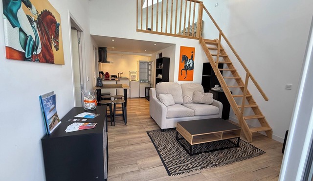 2 double rooms + mezzanine in the historic center