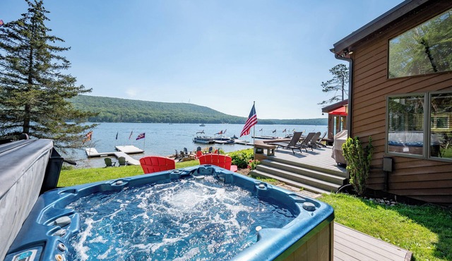 2 Homes, 1 Estate w/Dock, Fire Pit & Game Room